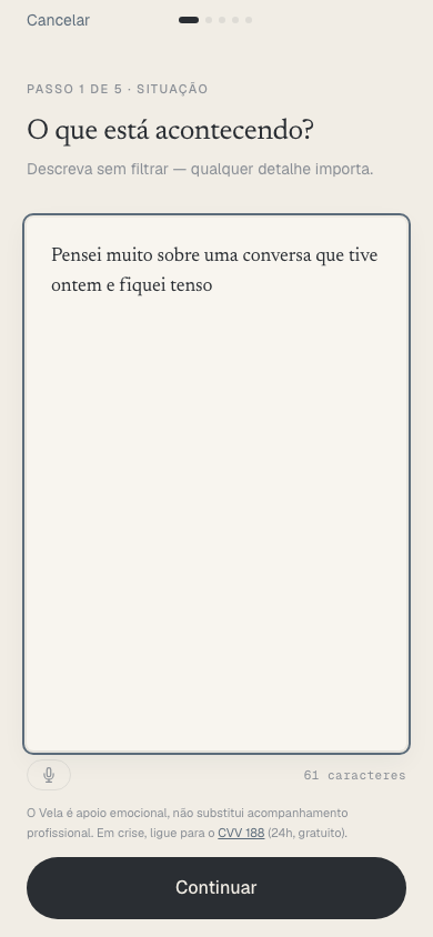 Descrever a situação